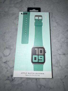 LAUT Huex Pastels Mint Green Apple Watch Strap - 38/40mm